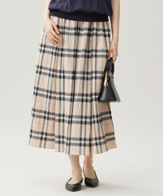 自由区 シアーブライトチェック スカート