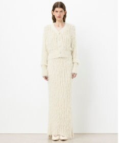 NAVE 【ReNAVE・洗える】メルティーシャギーニット スカート