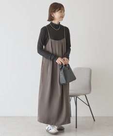 AMERICAN HOLIC タックサテンキャミワンピース