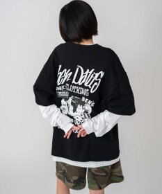 WEGO 【ユニセックス着用ITEM】別注BENDAVISアンサンブルグラフィックT