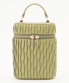 LA BAGAGERIE 【MONICA】ランダムプリーツバニティバッグ