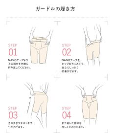 WACOAL 【SUHADA 肌リフト 】 ガードル ロング丈 下半身のたるみをリフトアップ ムレにくい ジャストウエスト スハダ GRC497 /ワコール