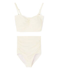 San-ai Resort（三愛水着楽園） パフスリーブトップス付き3点セット水着　9M　【San-ai Resort（サンアイリゾート）】