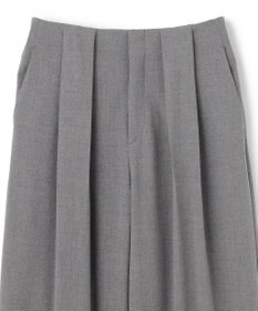 BEIGE， 【セットアップ対応・洗える・Precious 10月号掲載】ZEPHYR / ウールライクタックベルトワイドパンツ