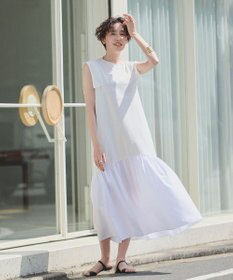 #Newans 【撥水・吸水速乾】コンビネーションペプラムワンピース