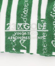 23区GOLF 【MEN】ロゴボーダー アンクルソックス