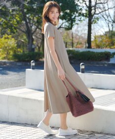 Tiaclasse L 【おのののかさん着用】冷凛(ひやりん)カノコAラインフレアワンピース