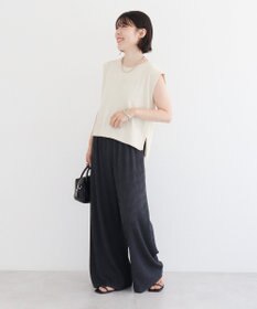 Green Parks ・Ｐｅｔｉｔ　Ｆｌｅｕｒ　ノースリリネンライクニット