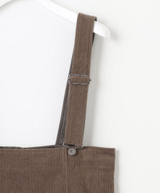 23区 【SLOW/一部店舗限定】ソフトコーデュロイ サロペット スカート