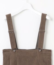 23区 【SLOW/一部店舗限定】ソフトコーデュロイ サロペット スカート
