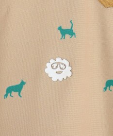 PW CIRCULUS 【MEN】【ストレッチ】アニマルプリント カノコ ポロシャツ