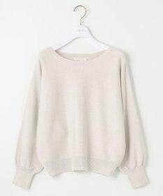 ANY SIS 【洗える】パフスリーブラメ ニット