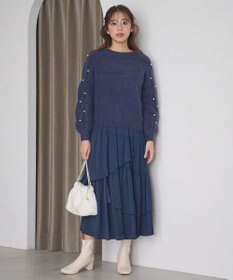 Feroux キルティング＆エコファー チェーンバッグ