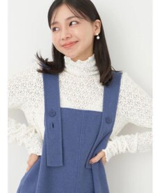 earth music&ecology 前後２ｗａｙ圧縮ニットジャンスカ