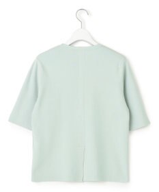 23区 L 【洗える】コンフォートストレッチ 5分袖 ニット