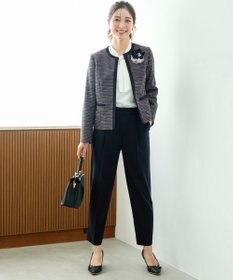 ANY SIS リップルボーダーストレッチ ジャケット