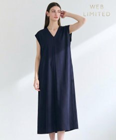BEIGE， VIRGILE / Vネックリラックスワンピース