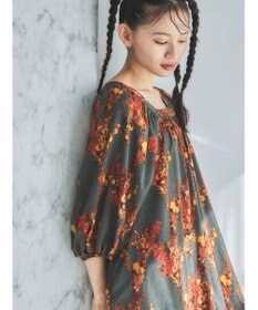 Green Parks ■ＥＳＣＡＲ　アートフラワーｐｔワンピース