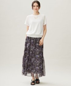 自由区 【接触冷感・UVケア・洗える】ドレーピーラグランスリーブ ニットソー