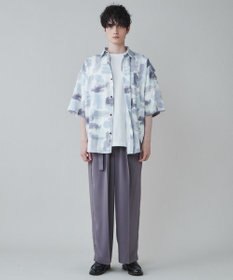 WEGO トロミ　ベルト付きワイドスラックス