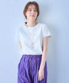 ANY ニットリブフレンチスリーブプルオーバー