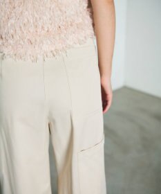 GRACE CONTINENTAL アシンメトリーワークパンツ