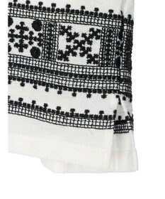 CRAFT STANDARD BOUTIQUE パネル刺繍開襟シャツ