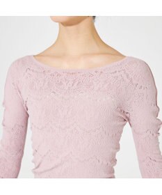 Chacott 【ノーソーイングニット】ノーソーイングクルーネックトップ