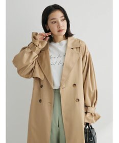 Green Parks ・Ｐｅｔｉｔ　Ｆｌｅｕｒボリュームスリーブトレンチコート