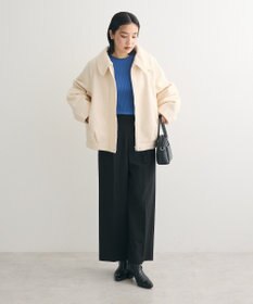 Green Parks あったかきれシル　ワイドストレートパンツ