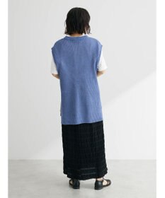 Green Parks ざっくりメッシュニットチュニック