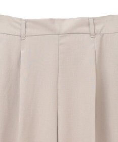 Green Parks あったかきれシル　ワイドストレートパンツ