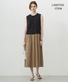 ICB L 【WEB限定・洗える】 RENUコンビ ノースリーブワンピース