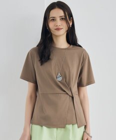 自由区 S ツイストディテール Tシャツ