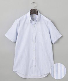 GOTAIRIKU 春夏向け【形態安定】SUMMERPREMIUMPLEATS_ボタンダウンカラー 半袖ドレスシャツ(25年モデル)