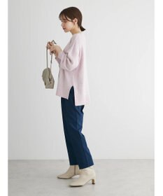 Green Parks ラメ糸ミックスニットプルオーバー