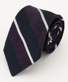 J.PRESS MEN 【KUSKA×J.PRESS ALL HANDMADE GRENADINE COLLECTION】レジメンタル ネクタイ パープル系2