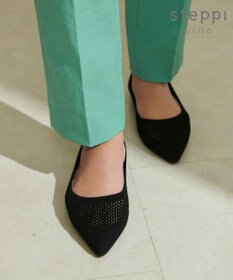 steppi 新色登場！“撥水＆洗えるニットシューズ” ポインテッドメッシュ パンプス