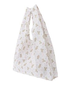 Maison de FLEUR ベアリボンプリントエコバッグ