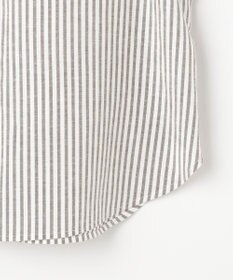 J.PRESS LADIES S リネンMIX ストライプ シャツ ブラウス