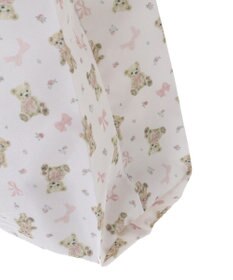 Maison de FLEUR ベアリボンプリントエコバッグ