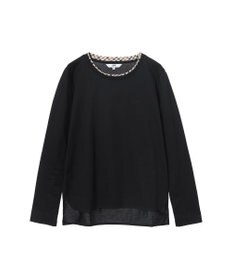 DAKS ミニハウスチェック襟 ダブルカラーTシャツ