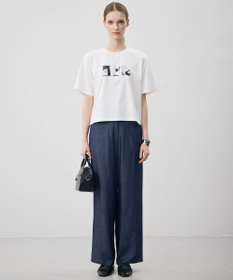 ICB クロップド ロゴTEE（フォトプリント）