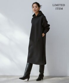 ICB 【WEB限定・洗える】ソフトダンボール フーディワンピース