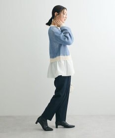 Green Parks 配色リブドッキングチュニック