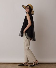 GRACE CONTINENTAL シアージャガードカットトップ