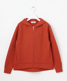 J.PRESS LADIES ダンボールジャージー ジップアップ パーカー