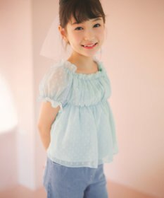 ANY KIDS 【一部店舗/WEB先行販売アイテム】2WAY シアードビーブラウス
