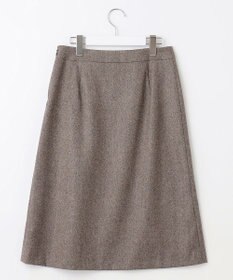 J.PRESS LADIES 【セットアップ対応】ウールストレッチツイード スカート