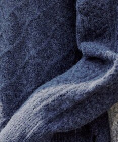 Tiaclasse 【洗える】ケーブル柄編みニットプルオーバー